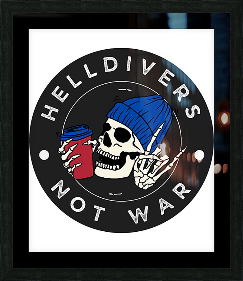 helldivers 34 Picture Frame print