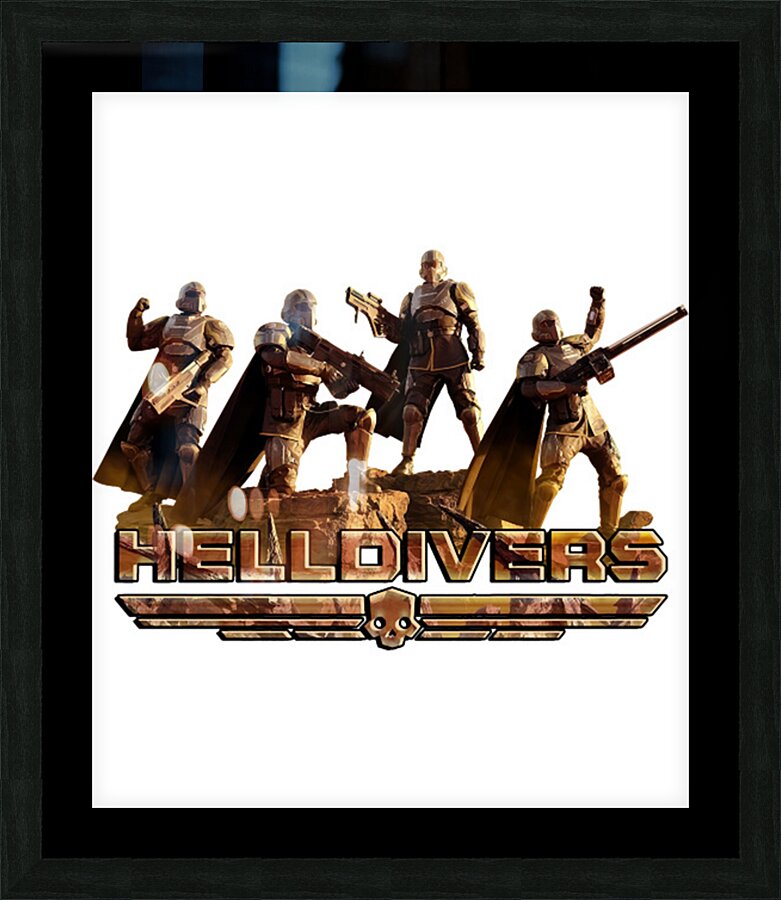 helldivers 36 Picture Frame print