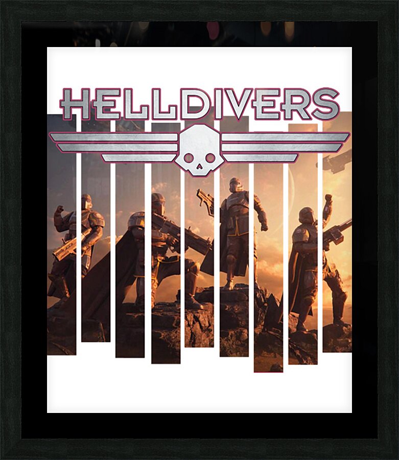 helldivers 46 Picture Frame print