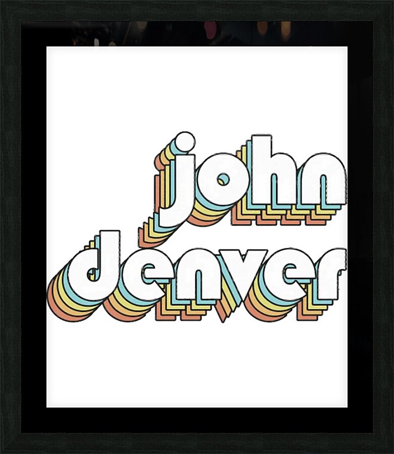 John Denver 2 Picture Frame print