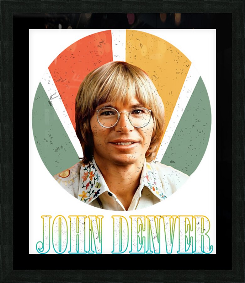 John Denver 4 Picture Frame print