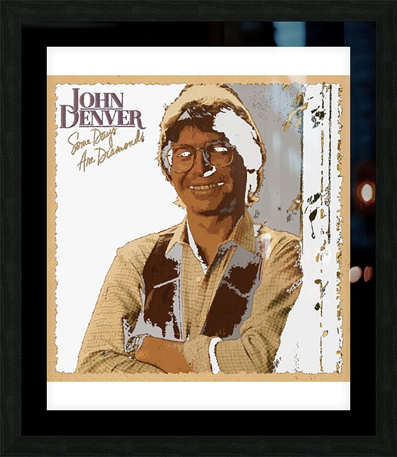 John Denver 7 Picture Frame print