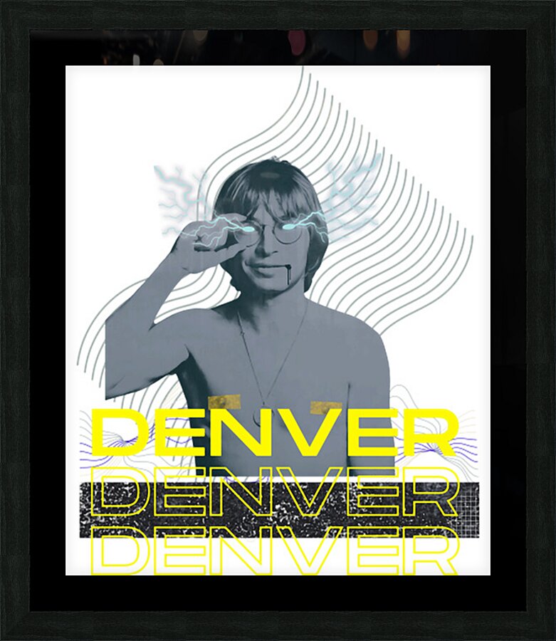 John Denver 14 Picture Frame print