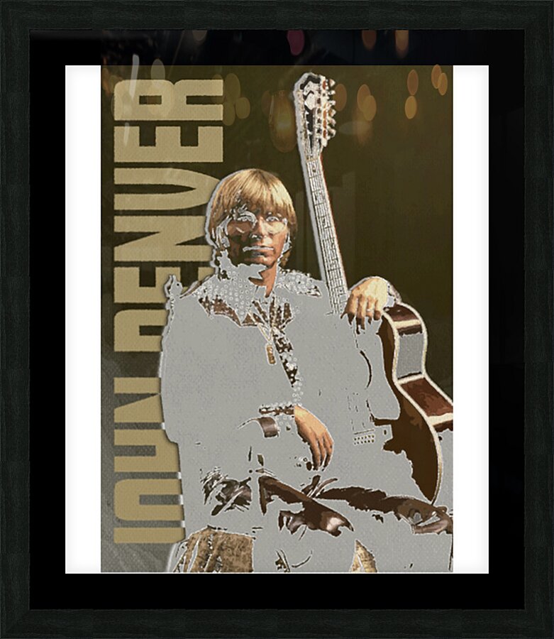 John Denver 15 Picture Frame print