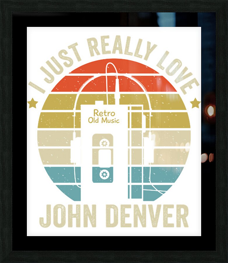 John Denver 18 Picture Frame print
