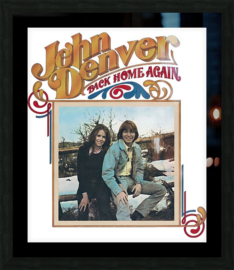 John Denver 20 Picture Frame print