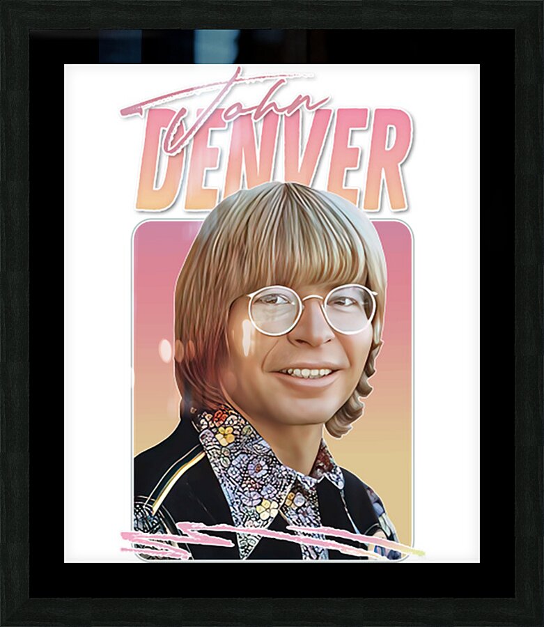 John Denver 25 Picture Frame print