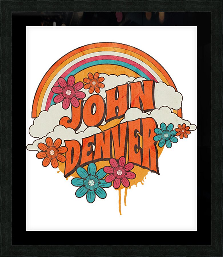 John Denver 28 Picture Frame print
