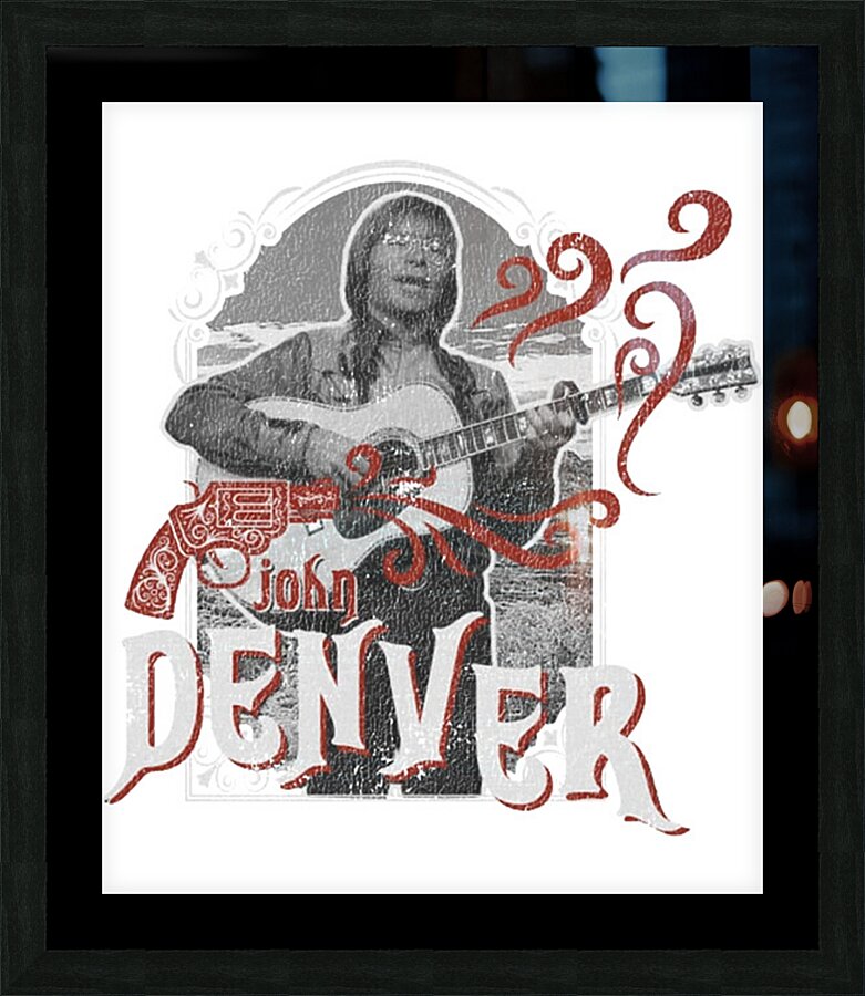 John Denver 30 Picture Frame print