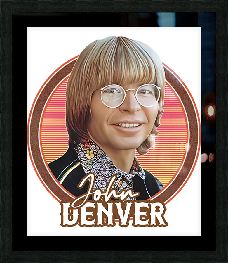John Denver 33 Picture Frame print