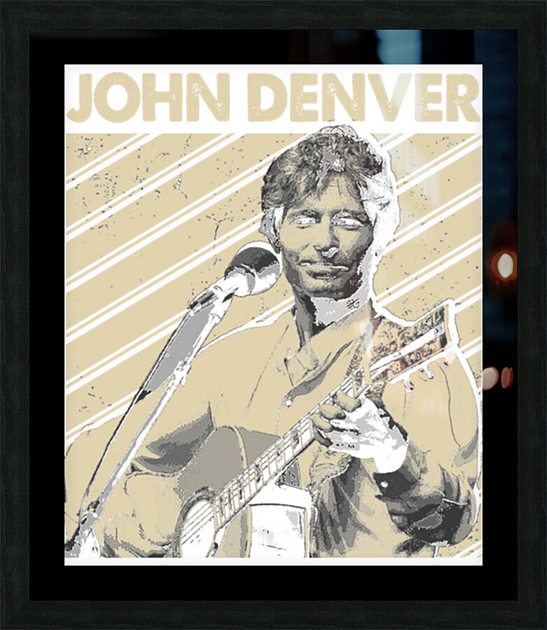 John Denver 36 Picture Frame print