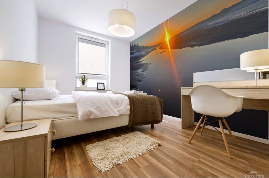 Lake Superior Sunset Mural print