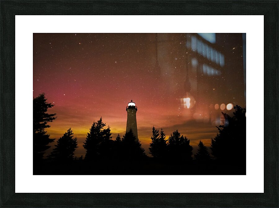 Crisp Point Aurora  Picture Frame print