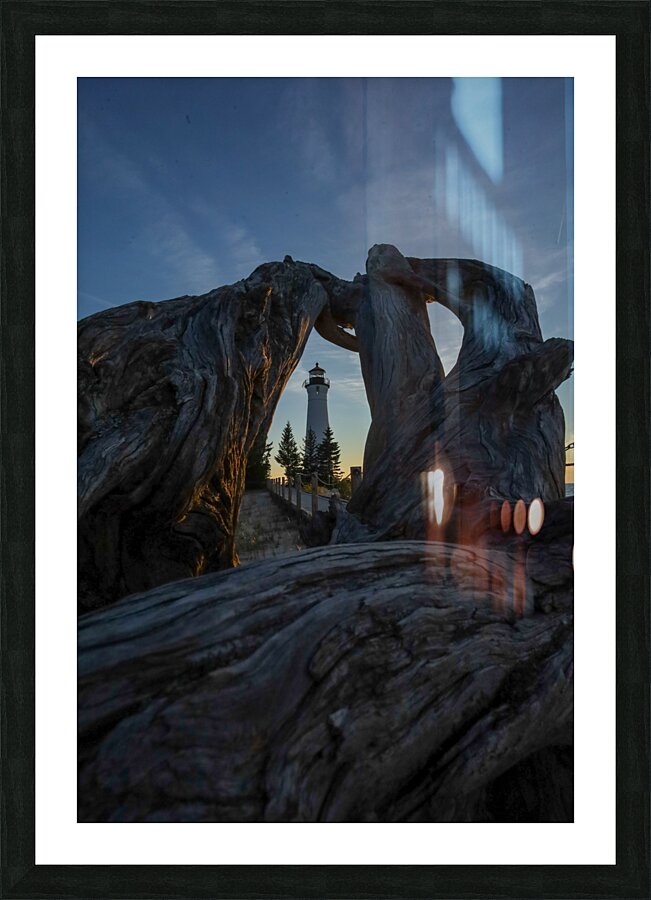 Crisp Point Lighthouse 2 Picture Frame print