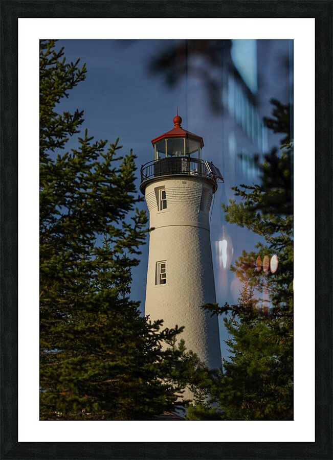 Crisp Point Lighthouse 1  Picture Frame print