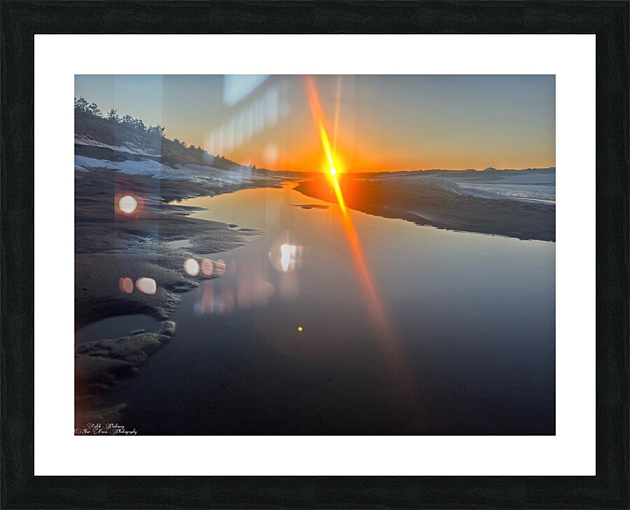 Lake Superior Sunset Picture Frame Printing