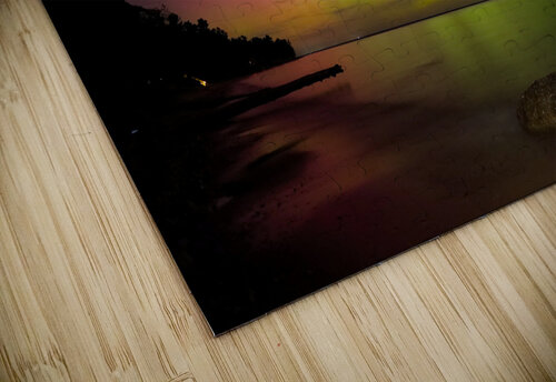Lake Huron Aurora  Caleb Pentoney Star Focus Photography puzzle