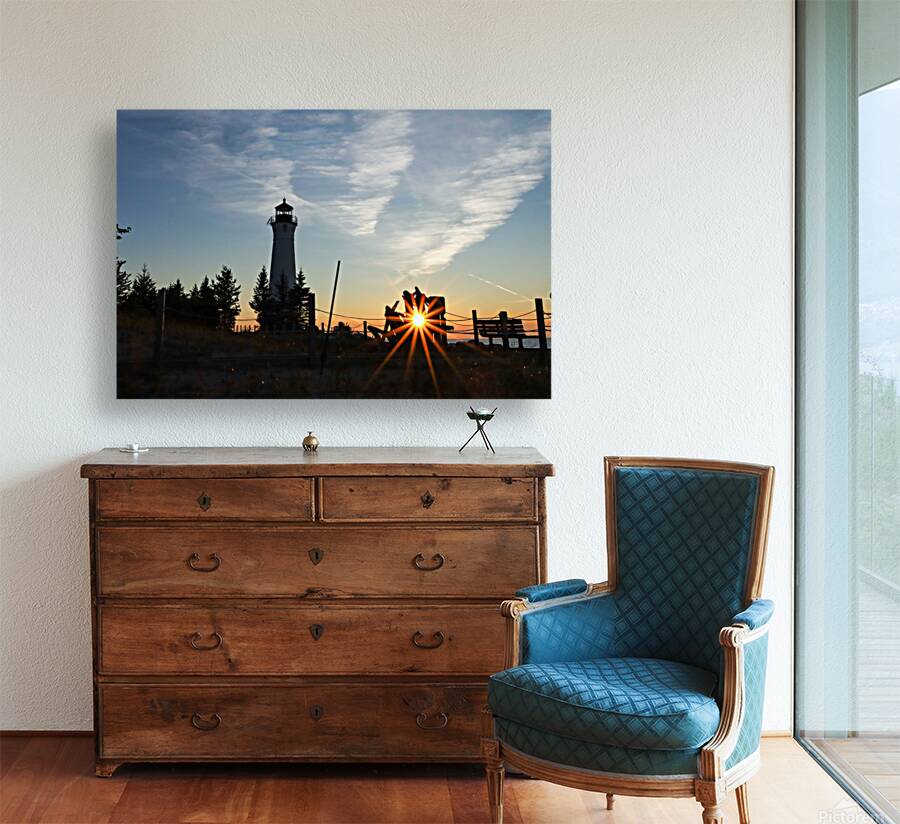 Crisp Point Lighthouse Sunset Reproduction