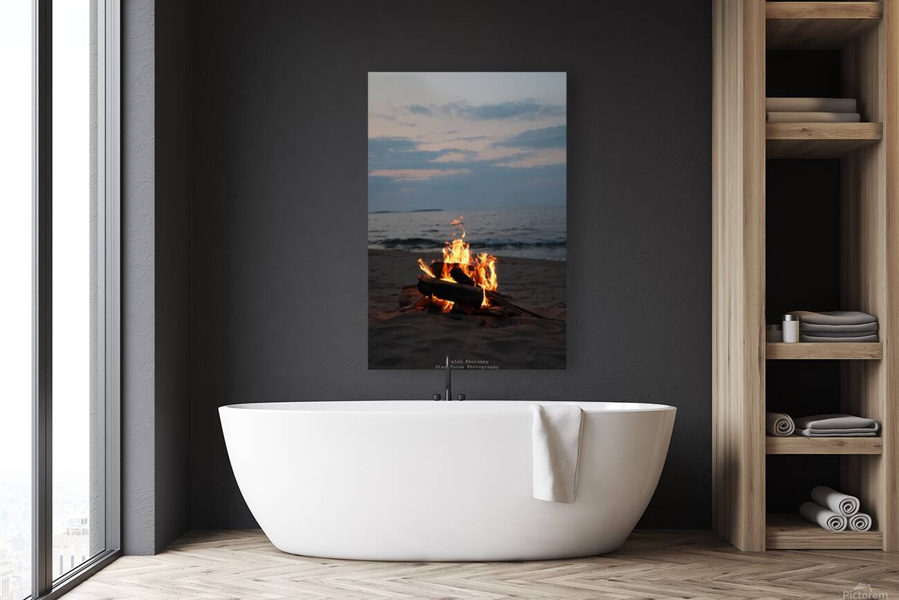 Lake Superior Campfire Reproduction