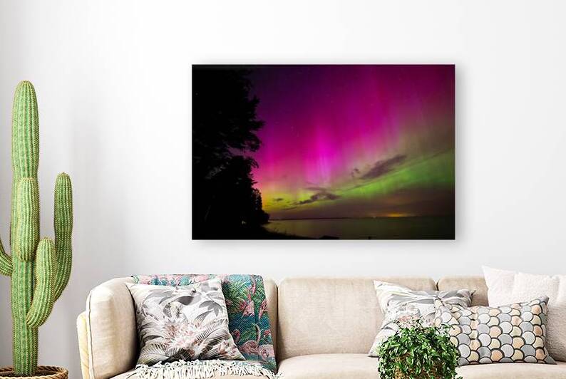 Lake Huron Aurora 2 Reproduction
