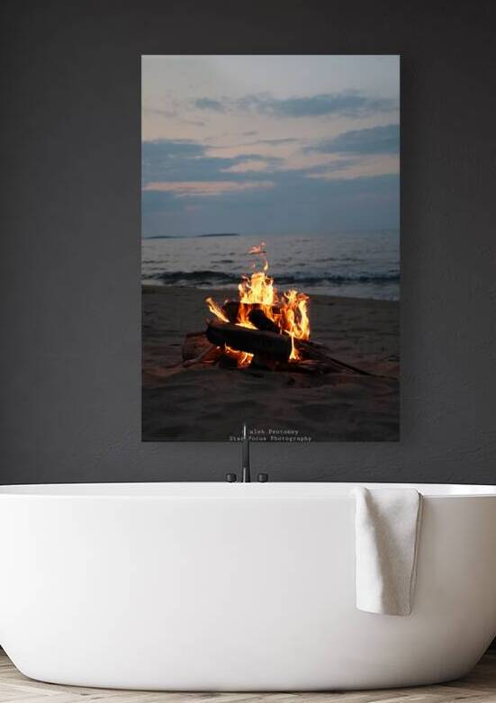Lake Superior Campfire Reproduction