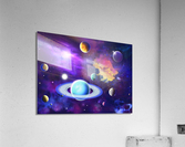 Nebulous Planets Acrylic Print