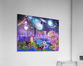 Galactic City Acrylic Print
