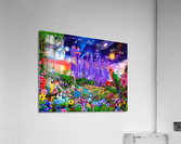Futuristic Paradise Acrylic Print