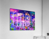 Cosmic City Lights Acrylic Print