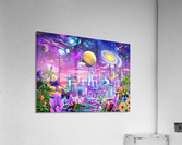 The Cosmic City Acrylic Print