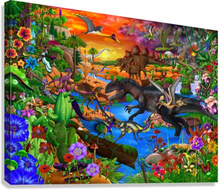 Prehistoric Wonders Canvas Print