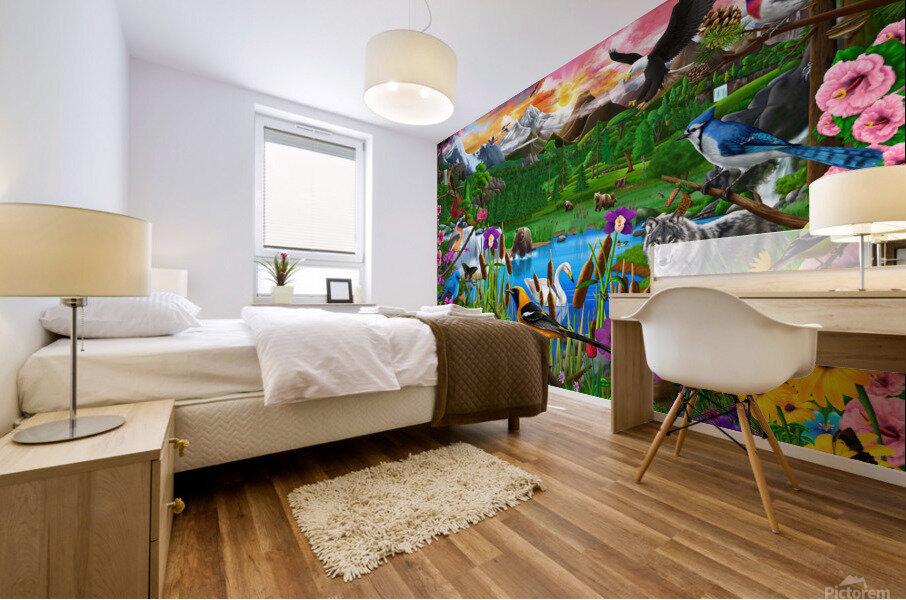 Yellowstone Mural print