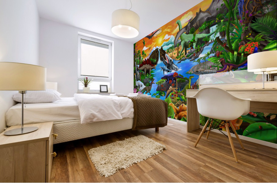 The Lost World Mural print