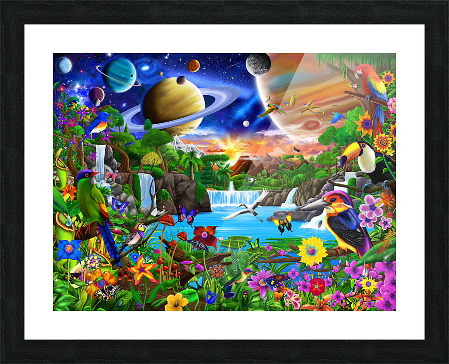 Cosmic Dreamworld Picture Frame print