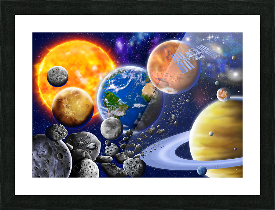 The Planets Picture Frame print
