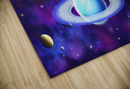 Nebulous Planets GeraldNewtonCosmicArt puzzle