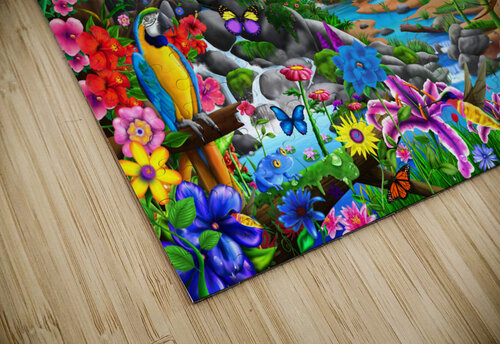 Futuristic Paradise GeraldNewtonCosmicArt puzzle