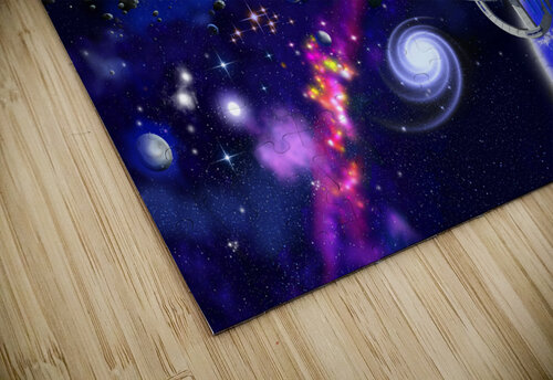 Future Cosmic Voyages GeraldNewtonCosmicArt puzzle