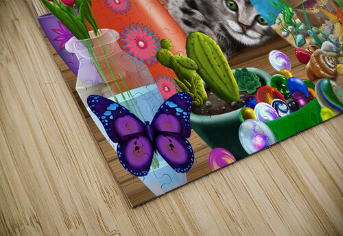 Curious Kittens GeraldNewtonCosmicArt puzzle