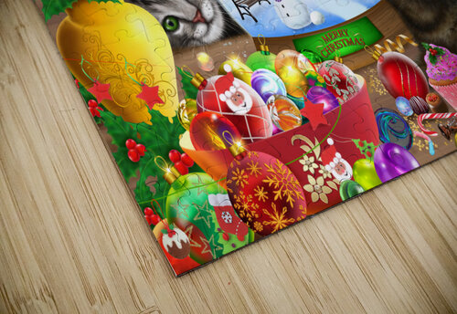 Christmas Kittens GeraldNewtonCosmicArt puzzle