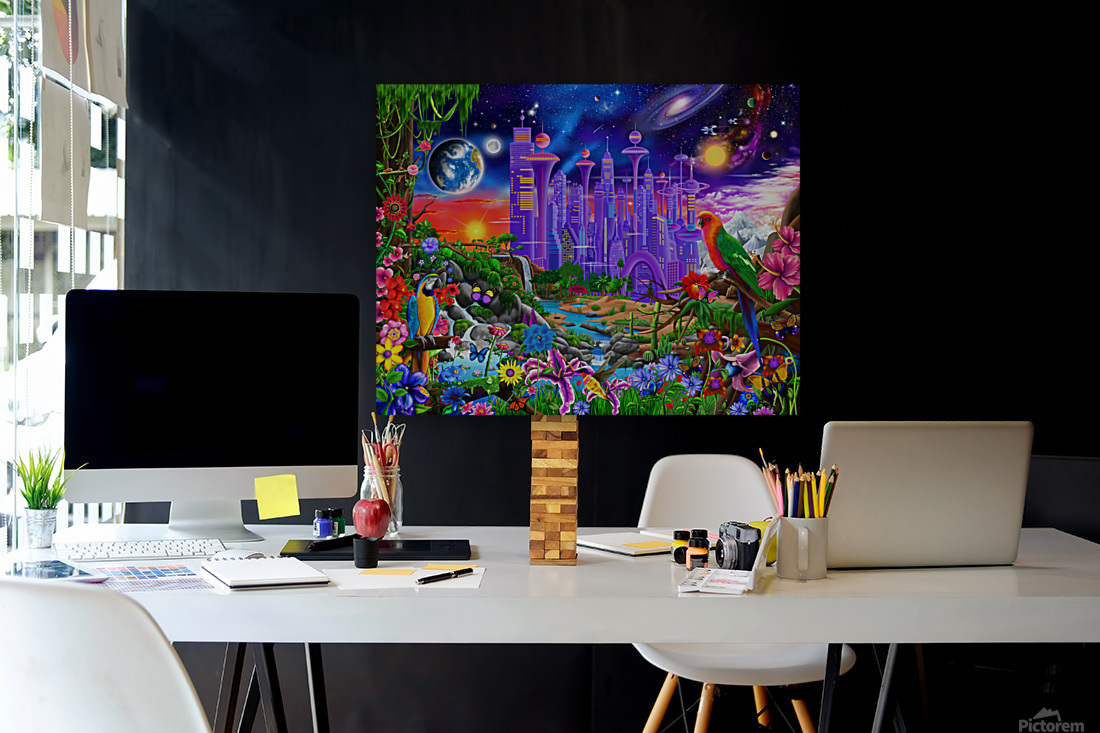 Futuristic Paradise Reproduction