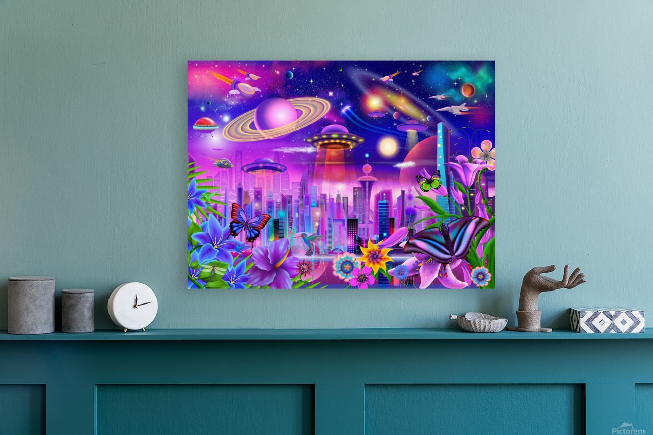 Cosmic City Lights Reproduction