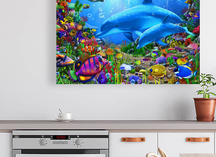 Wondrous Ocean by GeraldNewtonCosmicArt
