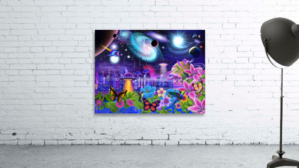 Galactic City Wall Preview