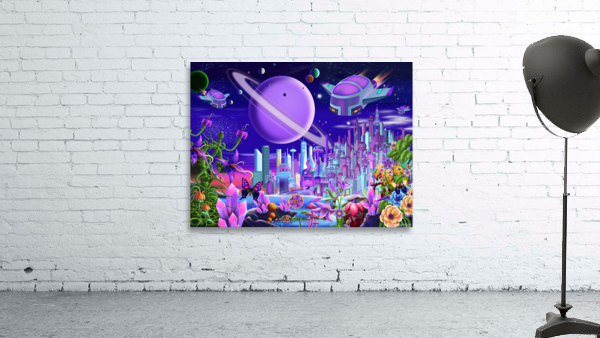 New Cosmic City Wall Preview