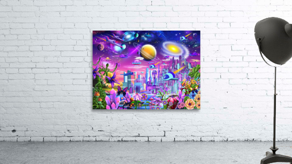 The Cosmic City Wall Preview
