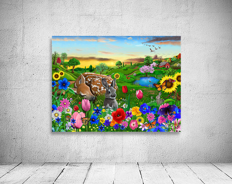 Gentle Pastures Wall Preview