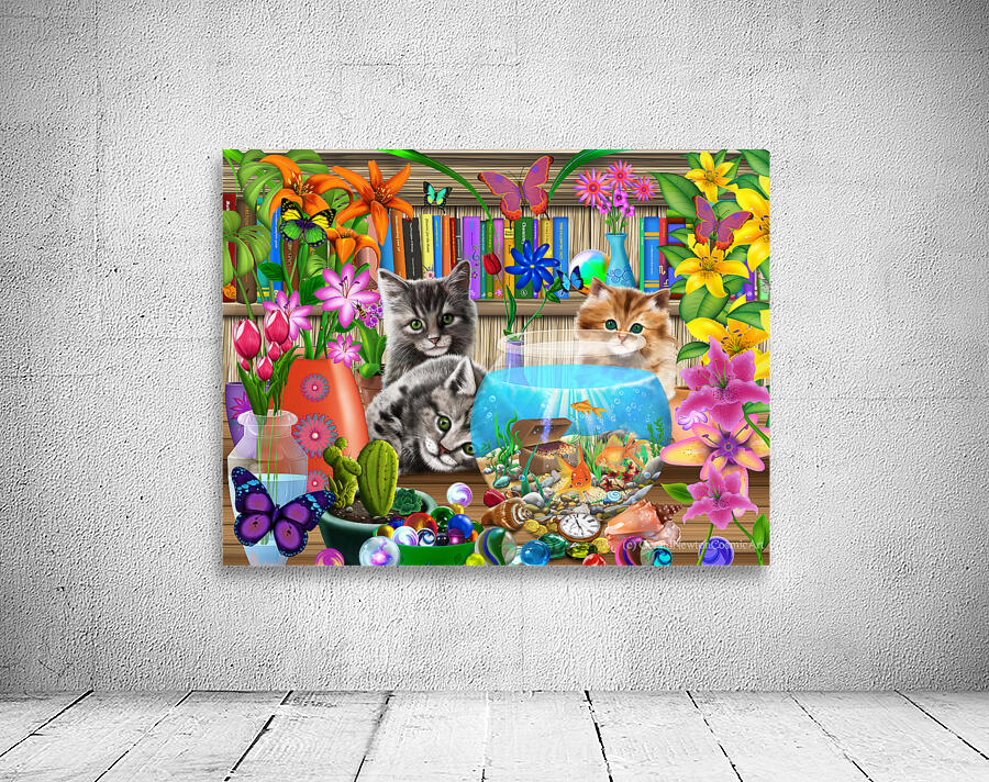 Curious Kittens Wall Preview