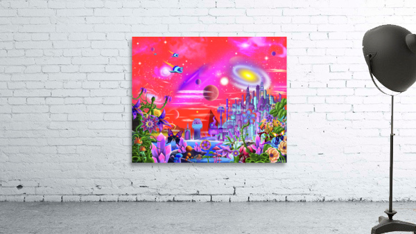 Intergalactic City Wall Preview