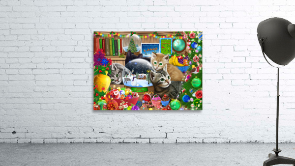 Christmas Kittens Wall Preview